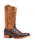 Durango® Dark Brown Pirarucu Western Boot