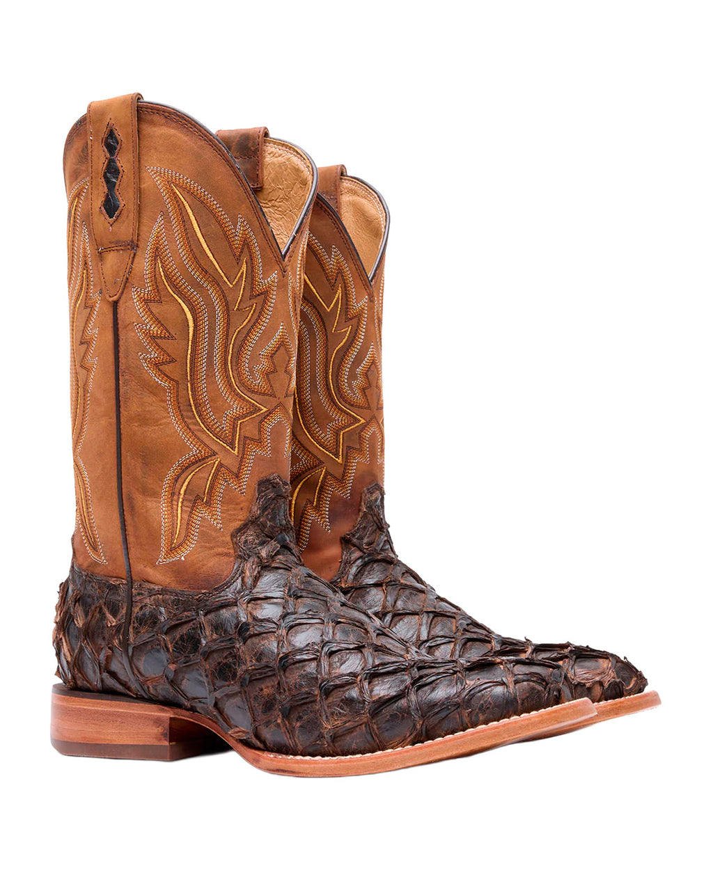Durango® Dark Brown Pirarucu Western Boot