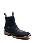 JP Boots® Black Nobuck Hombre